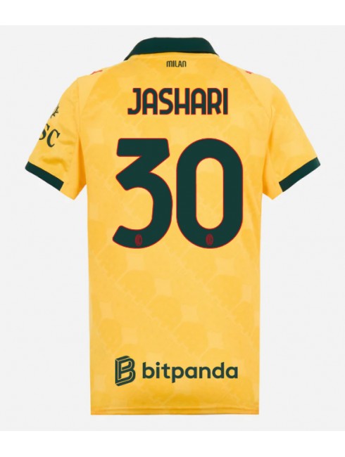 AC Milan Ardon Jashari #30 Replika Tredje Kläder Dam 2025-26 Kortärmad AC Milan Ardon Jashari #30 Replika Tredje Kläder Dam 2025-26 Kortärmad